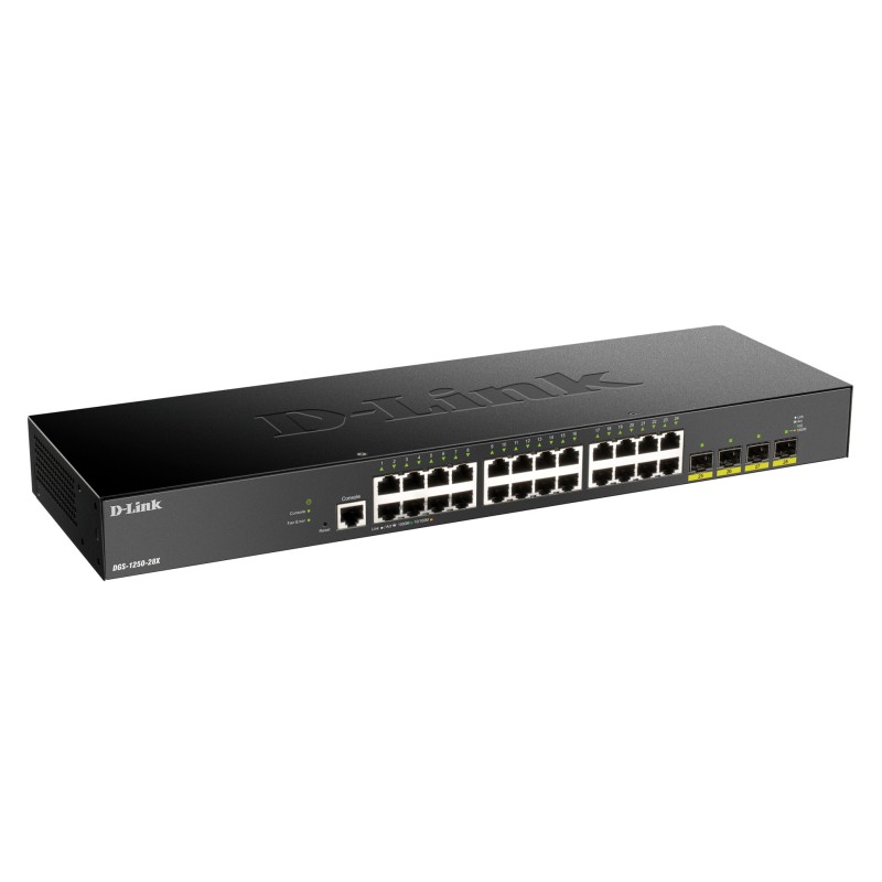 D-Link DGS-1250-28X switch di rete Gestito L3 Gigabit Ethernet (10 100 1000) Nero