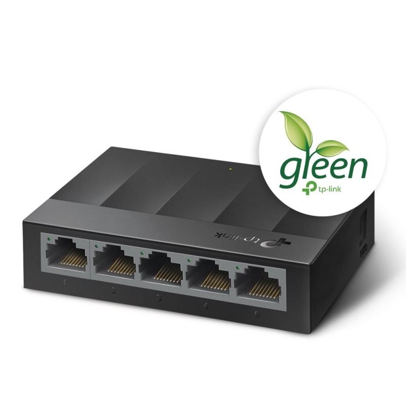 TP-Link LS1005G switch di rete Non gestito Gigabit Ethernet (10 100 1000) Nero