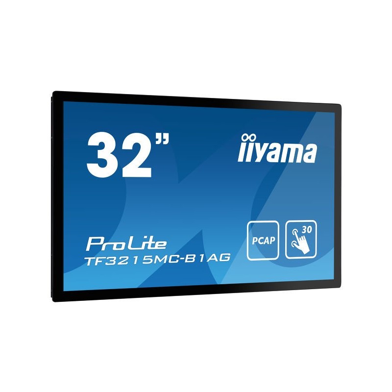 iiyama ProLite TF3215MC-B1AG Monitor PC 81,3 cm (32") 1920 x 1080 Pixel Full HD LED Touch screen Chiosco Nero