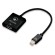 Atlantis Land A04-MINIDP_HDMI cavo e adattatore video 0,2 m Mini DisplayPort HDMI tipo A (Standard) Nero