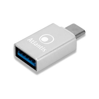 Atlantis Land A04-TC_UB3-02 adattatore per inversione del genere dei cavi USB Type-C 3.1 USB 3.0 Argento