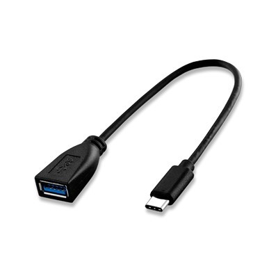 Atlantis Land A04-TC_UB3-01 cavo USB 0,15 m USB 3.2 Gen 1 (3.1 Gen 1) USB C Nero