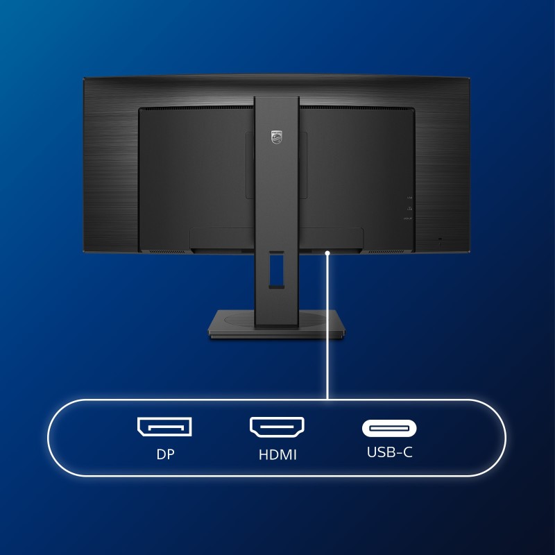 Philips B Line 346B1C 00 Monitor PC 86,4 cm (34") 3440 x 1440 Pixel Quad HD LCD Nero