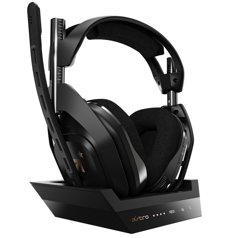 ASTRO Gaming A50 + Base Station Auricolare Wireless A Padiglione Giocare Nero, Oro