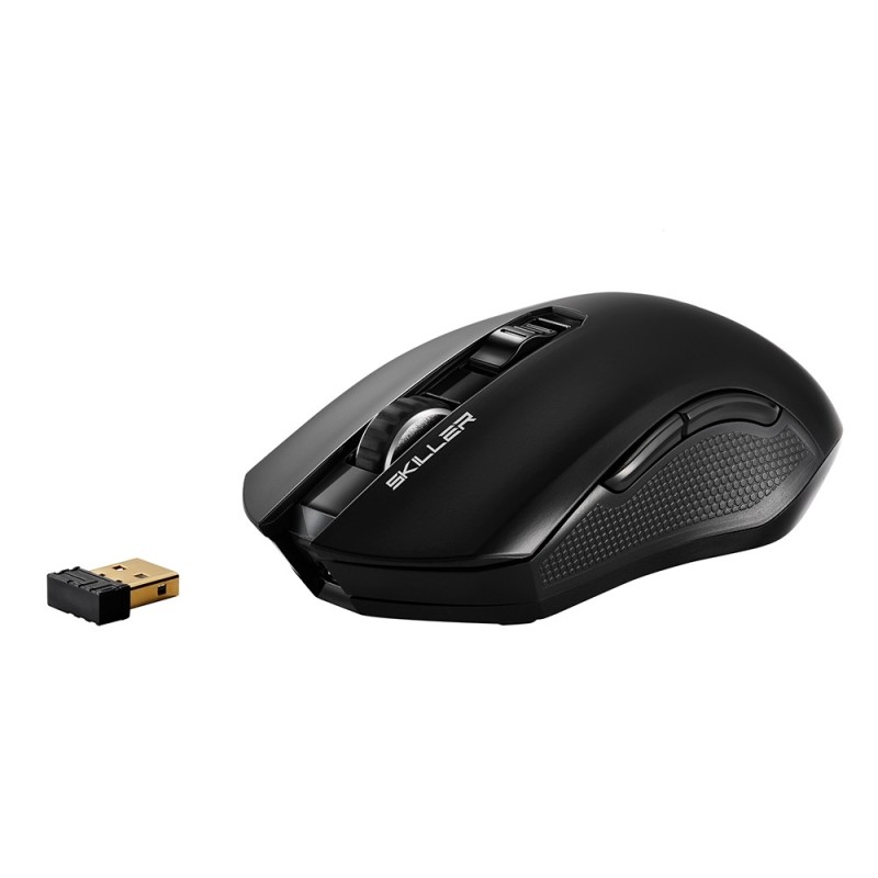 Sharkoon SKILLER SGM3 mouse Mano destra RF Wireless + USB Type-A Ottico 6000 DPI