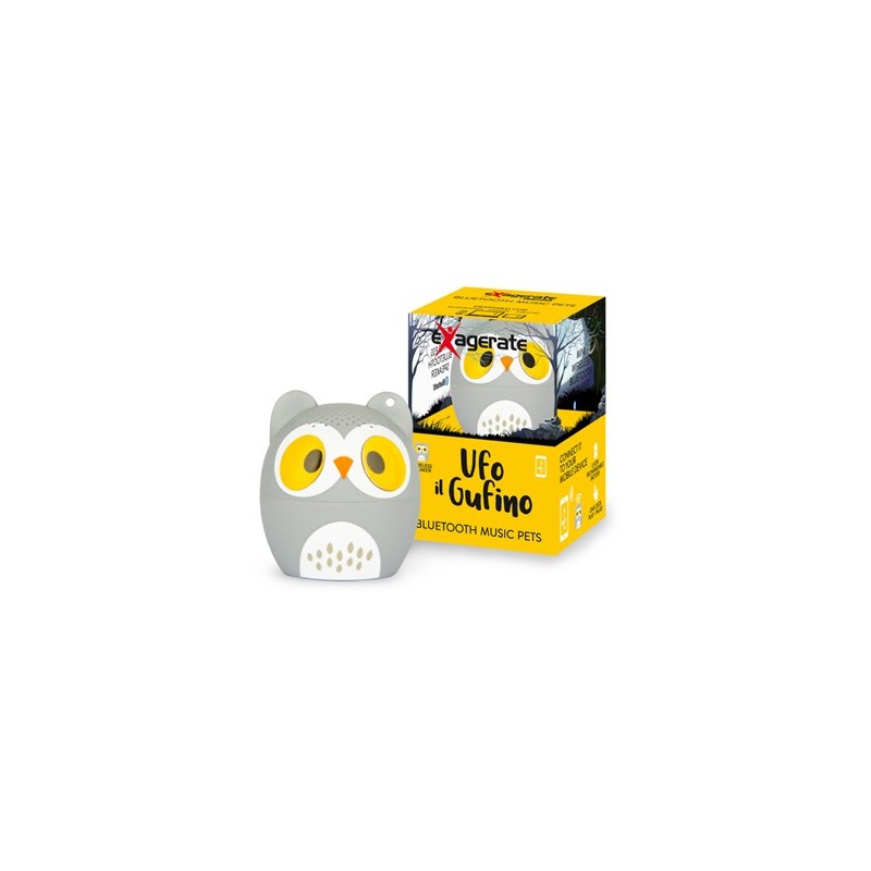 Hamlet XBTPET-OWL altoparlante portatile e per feste Altoparlante portatile mono Grigio, Bianco, Giallo 4 W