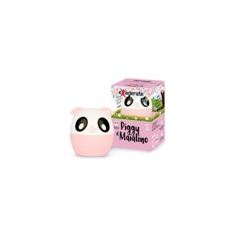 Hamlet XBTPET-PIG altoparlante portatile e per feste Altoparlante portatile mono Nero, Rosa, Bianco 4 W