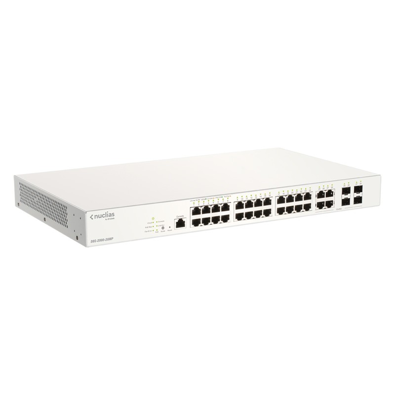 D-Link DBS-2000-28MP switch di rete Gestito L2 Gigabit Ethernet (10 100 1000) Grigio