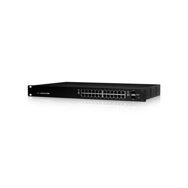 Ubiquiti EdgeSwitch 24 250W Gestito L2 L3 Gigabit Ethernet (10 100 1000) Supporto Power over Ethernet (PoE) 1U Nero