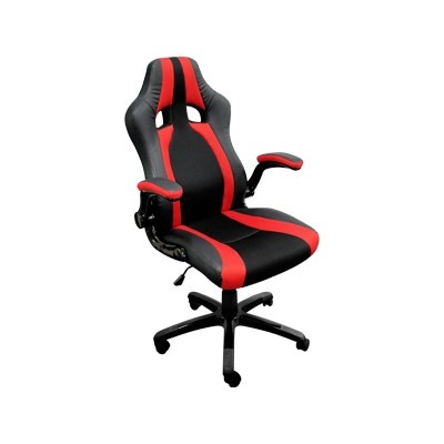 Atlantis Land Triton R9 Sedia da gaming per PC Seduta imbottita Nero, Rosso