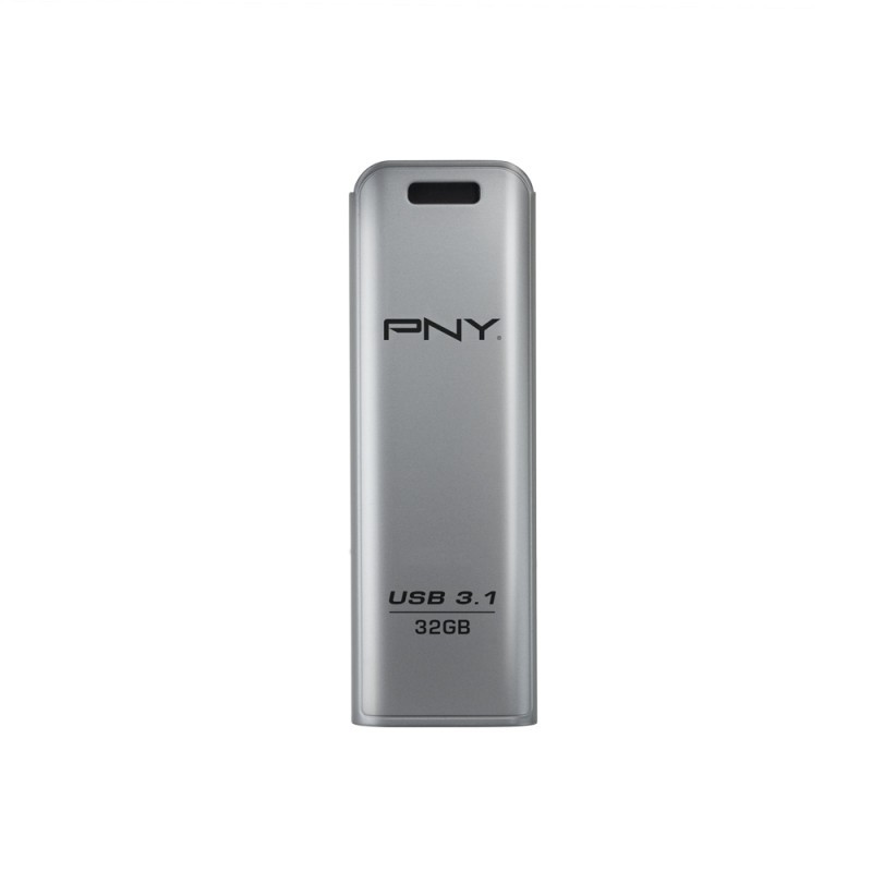 PNY FD32GESTEEL31G-EF unità flash USB 32 GB 3.2 Gen 1 (3.1 Gen 1) Acciaio inossidabile