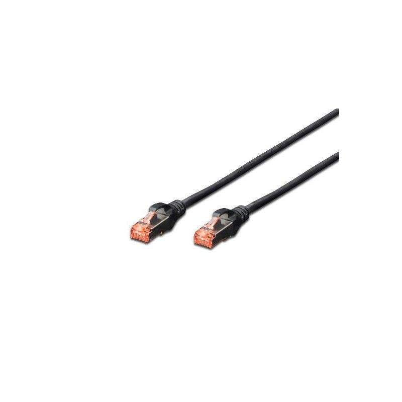 Digitus DK1644010BL cavo di rete Nero 1 m Cat6 S FTP (S-STP)