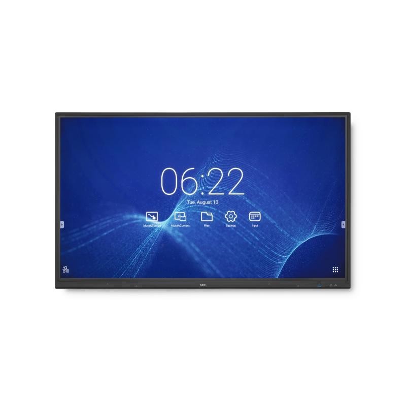 NEC MultiSync CB861Q Pannello piatto per segnaletica digitale 2,18 m (86") IPS 350 cd m² 4K Ultra HD Nero Touch screen 12 7