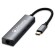 Atlantis Land A04-TC_LAN+HB replicatore di porte e docking station per laptop USB 3.2 Gen 1 (3.1 Gen 1) Type-C Nero