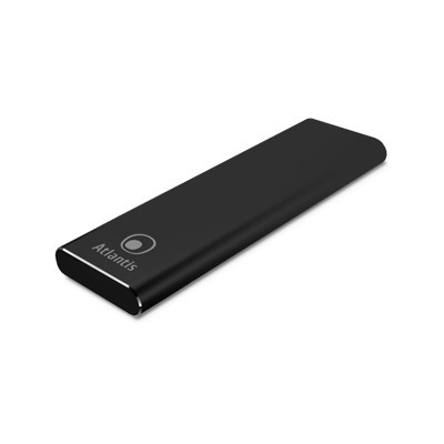 Atlantis Land A06-M2-SATA-01 contenitore di unità di archiviazione Box esterno SSD Nero M.2