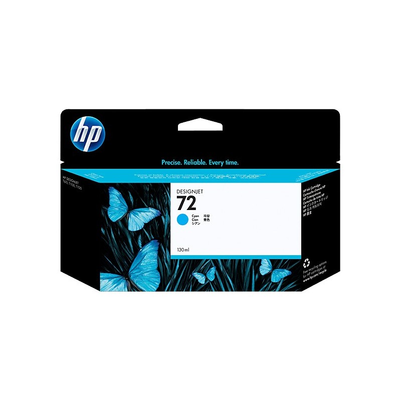 HP Cartuccia inchiostro ciano 72, 130 ml