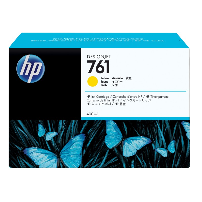 HP Cartuccia inchiostro giallo DesignJet 761, 400 ml