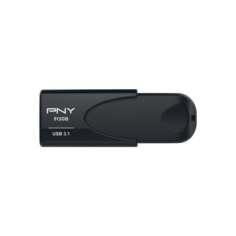 PNY Attache 4 unità flash USB 512 GB USB tipo A 3.2 Gen 1 (3.1 Gen 1) Nero
