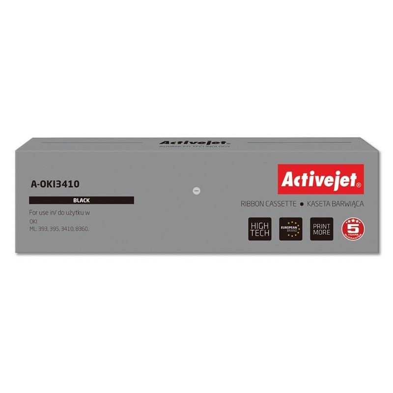 Activejet A-OKI3410 nastro per stampante Nero