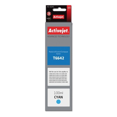 Activejet AE-664C cartuccia d'inchiostro 1 pz Compatibile Resa elevata (XL) Ciano
