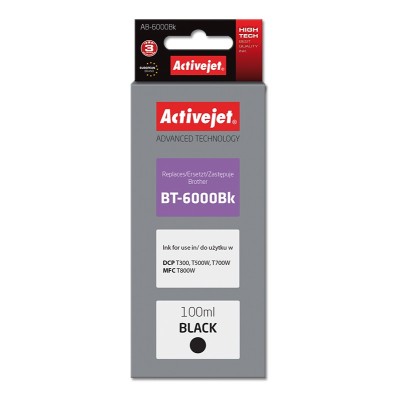 Activejet AB-6000Bk cartuccia d'inchiostro 1 pz Compatibile Resa elevata (XL) Nero