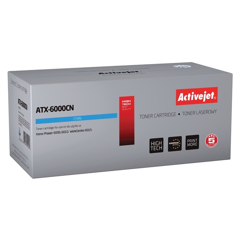 Activejet ATX-6000CN cartuccia toner 1 pz Compatibile Ciano