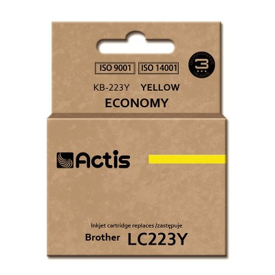 Actis cartridge KB-223Y replacement Brother LC223Y Standard 10 ml - Kompatibel - Tintenpatrone cartuccia d'inchiostro 1 pz