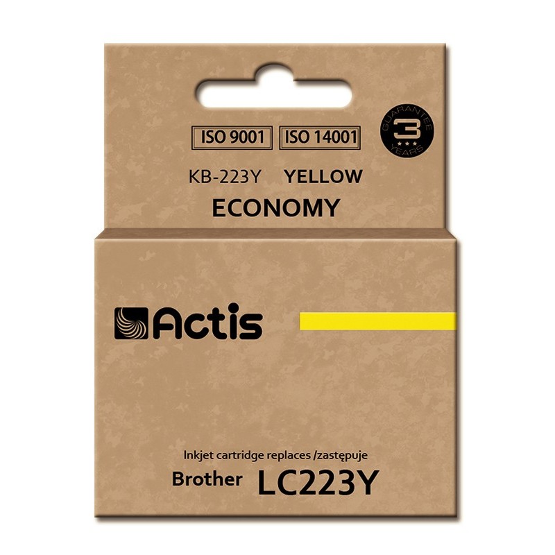 Actis cartridge KB-223Y replacement Brother LC223Y Standard 10 ml - Kompatibel - Tintenpatrone cartuccia d'inchiostro 1 pz