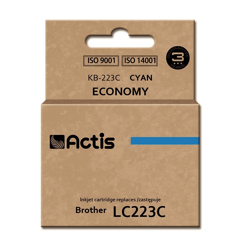 Actis cartridge KB-223C replacement Brother LC223C Standard 10 ml - Kompatibel - Tintenpatrone cartuccia d'inchiostro 1 pz