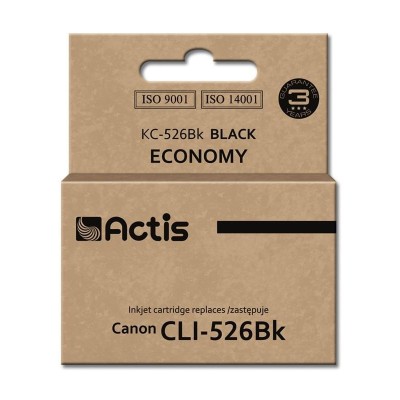 Actis KC-526BK cartuccia d'inchiostro 1 pz Compatibile Resa standard Nero