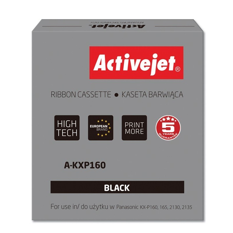 Activejet A-KXP160 nastro per stampante Nero