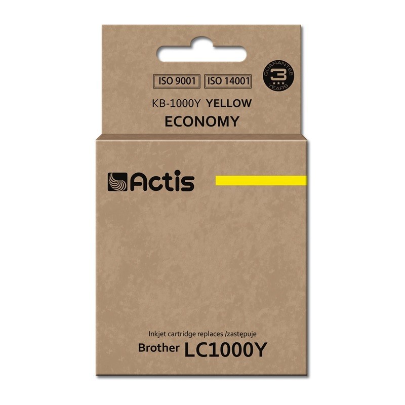 Actis cartridge KB-1000Y replacement Brother LC1000Y LC970Y Standard 36 ml - Kompatibel - Tintenpatrone cartuccia d'inchiostro