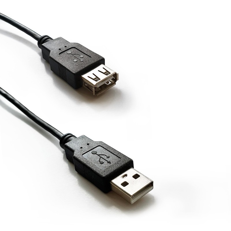 Atlantis Land P019-UB2-AAMF-5 cavo USB 5 m USB 2.0 USB A Nero
