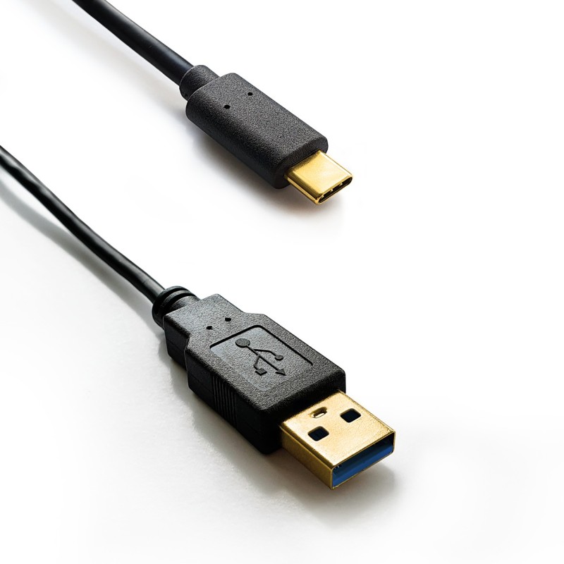 Atlantis Land P019-UB3-ACMM-1 cavo USB 1 m USB 3.2 Gen 1 (3.1 Gen 1) USB A USB C Nero