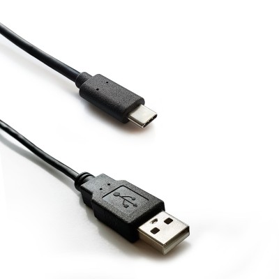 Atlantis Land P019-UB2-ACMM-1 cavo USB 1 m USB 2.0 USB A USB C Nero