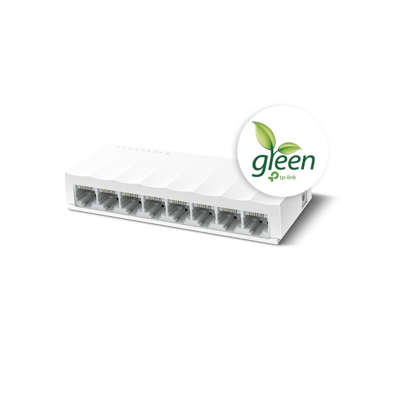 TP-Link LS1008 switch di rete Non gestito Fast Ethernet (10 100) Bianco