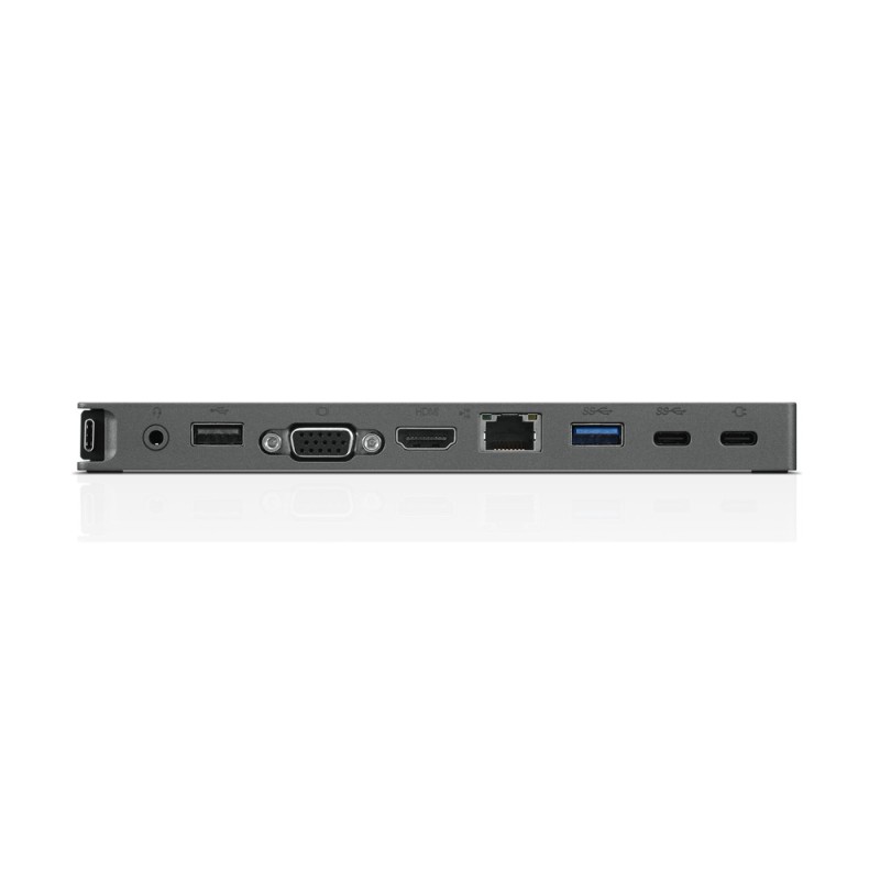 Lenovo USB-C Mini Dock Cablato USB 3.2 Gen 1 (3.1 Gen 1) Type-C Grigio