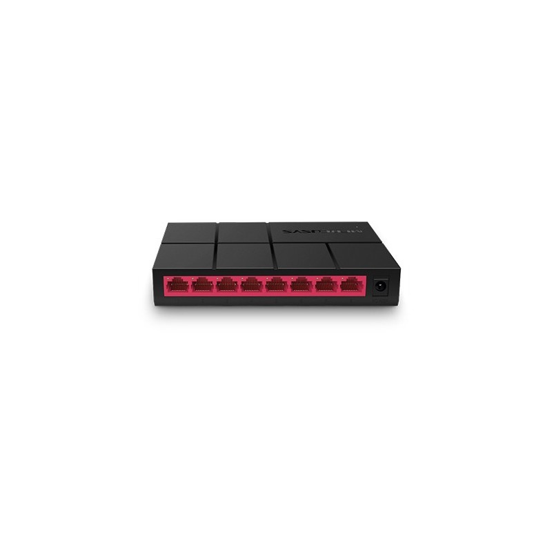 Mercusys MS108G switch di rete Non gestito Gigabit Ethernet (10 100 1000) Nero