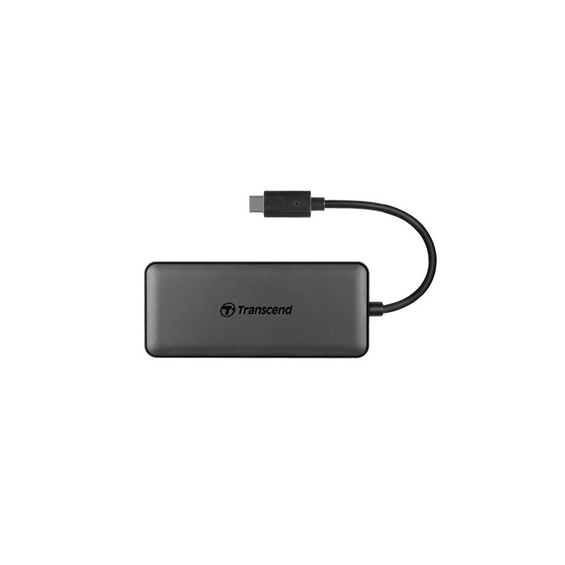 Transcend HUB5C USB 3.2 Gen 2 (3.1 Gen 2) Type-C Nero