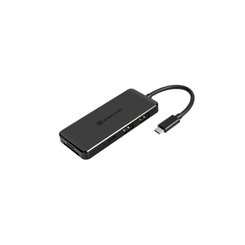 Transcend HUB5C USB 3.2 Gen 2 (3.1 Gen 2) Type-C Nero