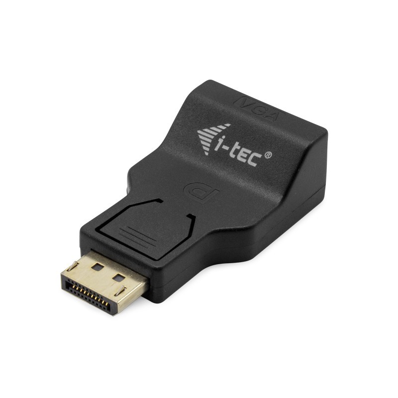 i-tec DP2VGAADA adattatore per inversione del genere dei cavi DisplayPort VGA Nero