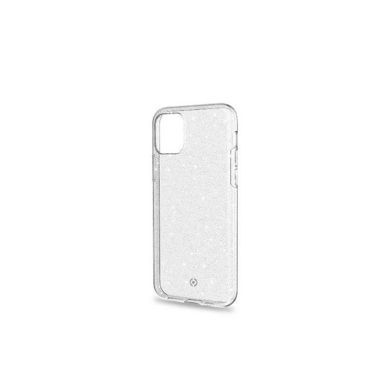 Celly Sparkle custodia per cellulare 14,7 cm (5.8") Cover Trasparente, Bianco