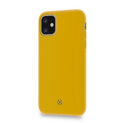 Celly LEAF custodia per cellulare 15,5 cm (6.1") Cover Giallo