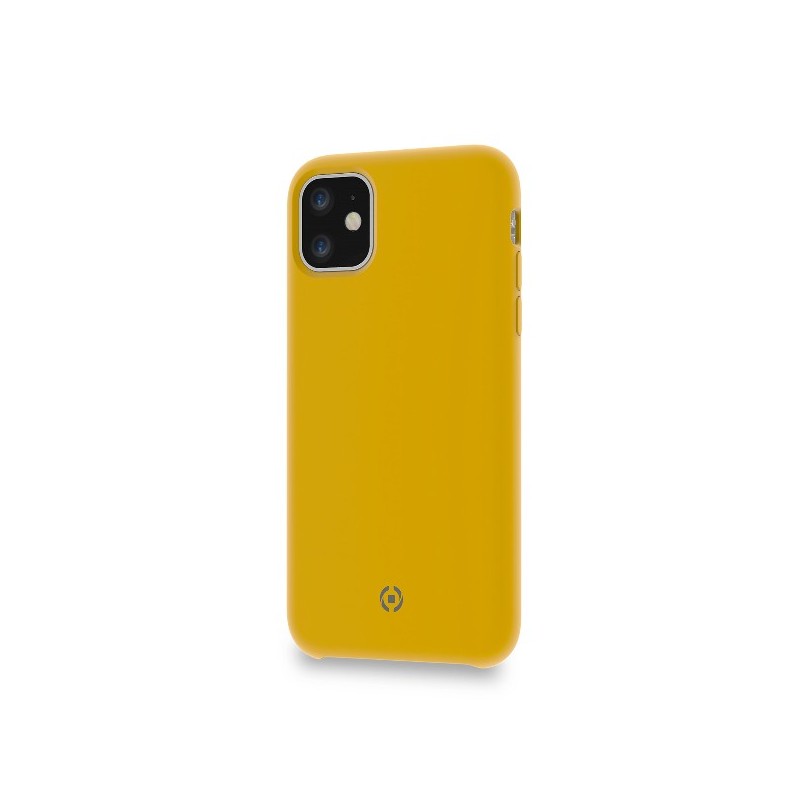 Celly LEAF custodia per cellulare 15,5 cm (6.1") Cover Giallo