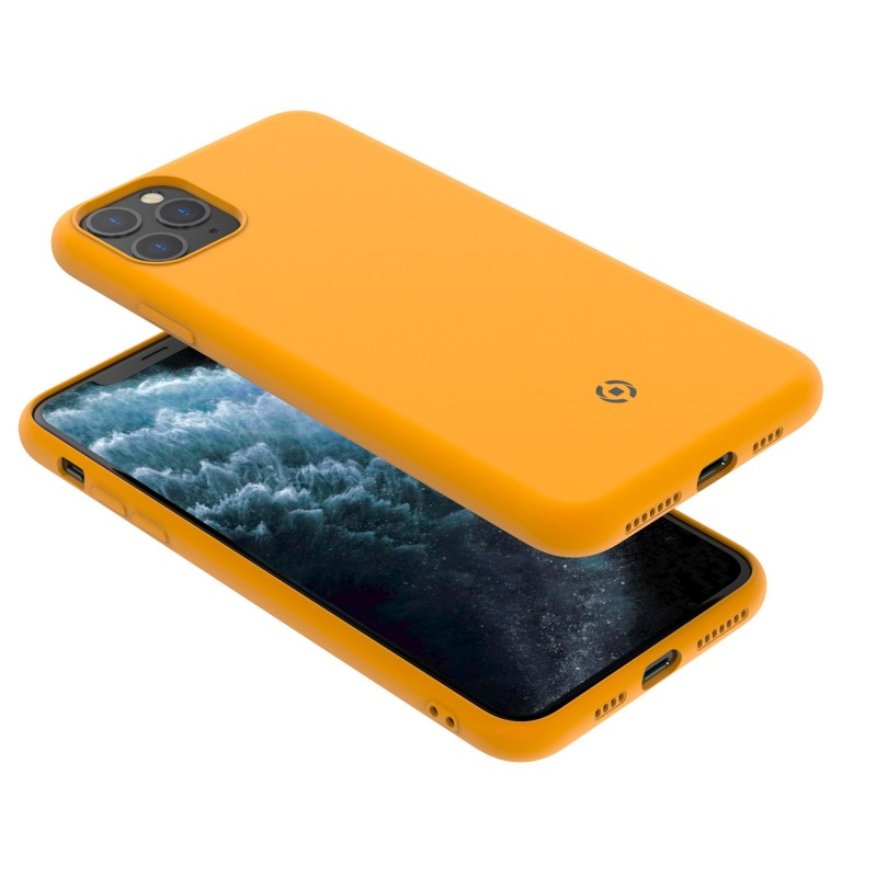 Celly LEAF custodia per cellulare 16,5 cm (6.5") Cover Giallo