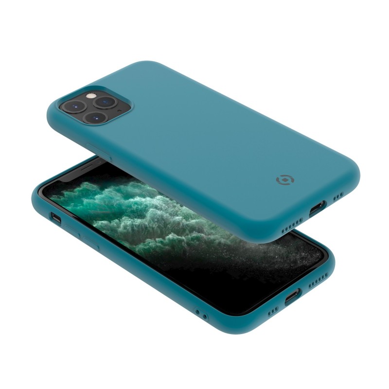 Celly Leaf custodia per cellulare 14,7 cm (5.8") Cover Blu