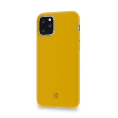 Celly Leaf custodia per cellulare 14,7 cm (5.8") Cover Giallo