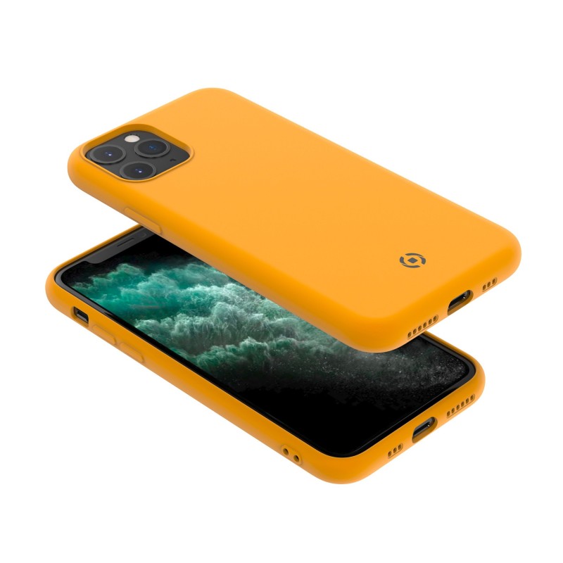 Celly Leaf custodia per cellulare 14,7 cm (5.8") Cover Giallo