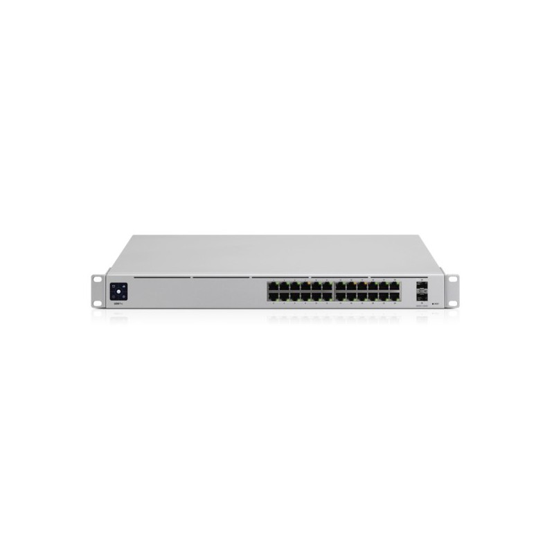 Ubiquiti UniFi Pro 24-Port PoE Gestito L2 L3 Gigabit Ethernet (10 100 1000) Supporto Power over Ethernet (PoE) 1U Acciaio