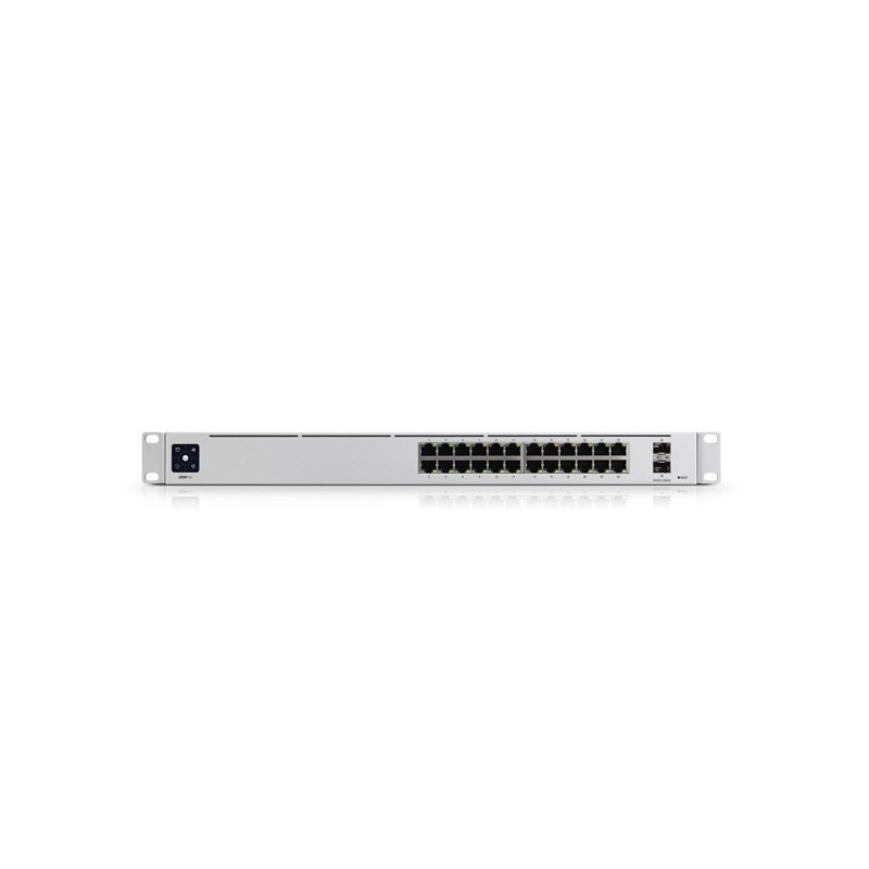 Ubiquiti UniFi Pro 24-Port PoE Gestito L2 L3 Gigabit Ethernet (10 100 1000) Supporto Power over Ethernet (PoE) 1U Acciaio